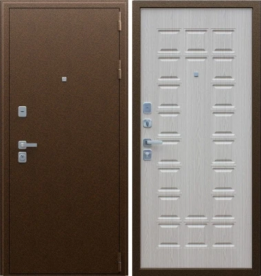 Дверь Спартак беленный дуб